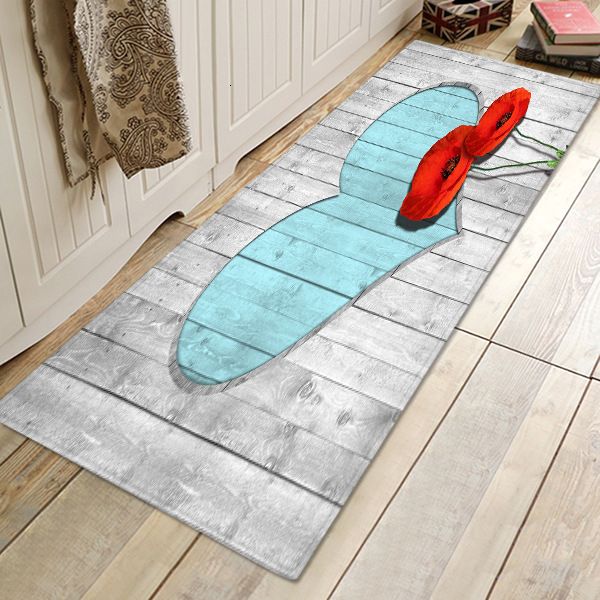 Long Kitchen Mat Colour Doormat Non-slip Living Ro