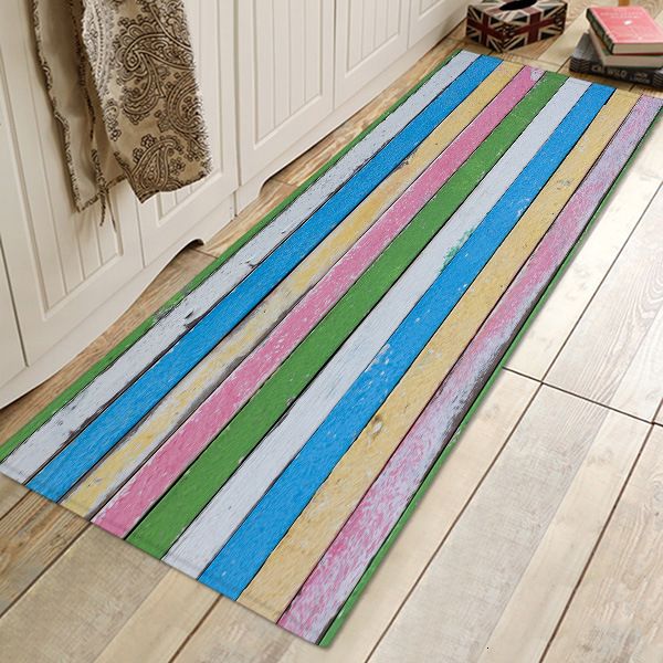 Long Kitchen Mat Colour Doormat Non-slip Living Ro
