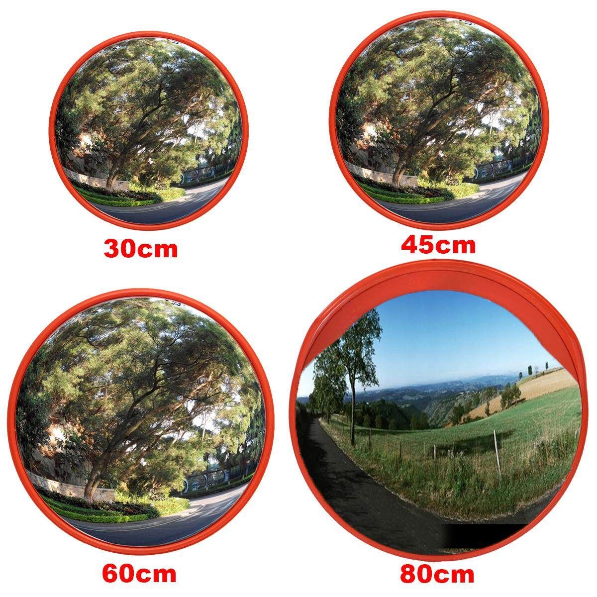 30 Cm Wide Angle Security Curved Convex Road Mirror Traffic Driveway Safety