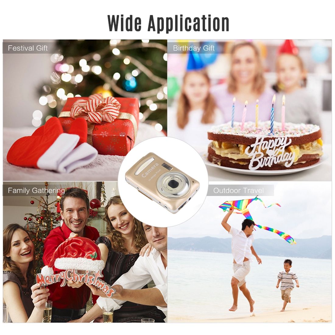 1280x720P Digital Zoom 16.0 MP Digital Video Camera Recorder