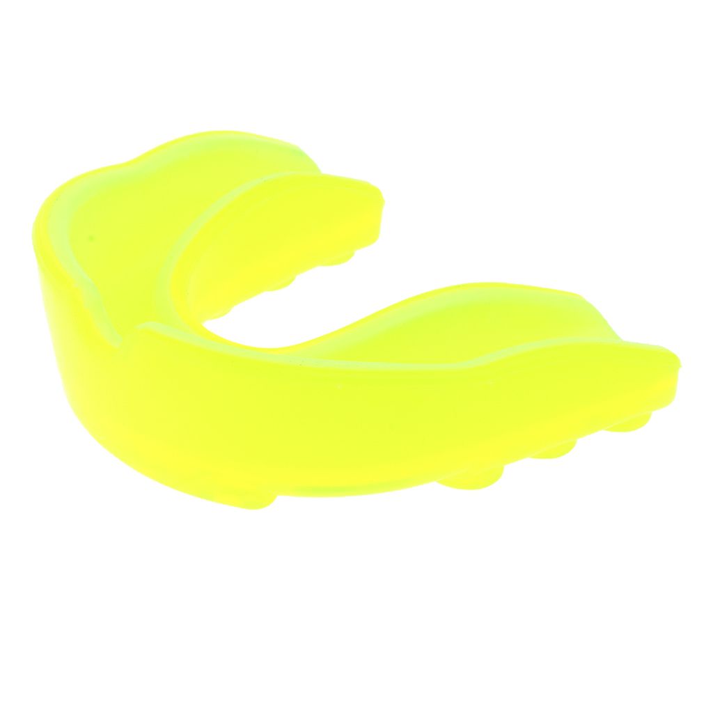 2pcs Rubber Mouth Guard Boxing MMA Rugby Kickboxing Brake Protection Adult Child