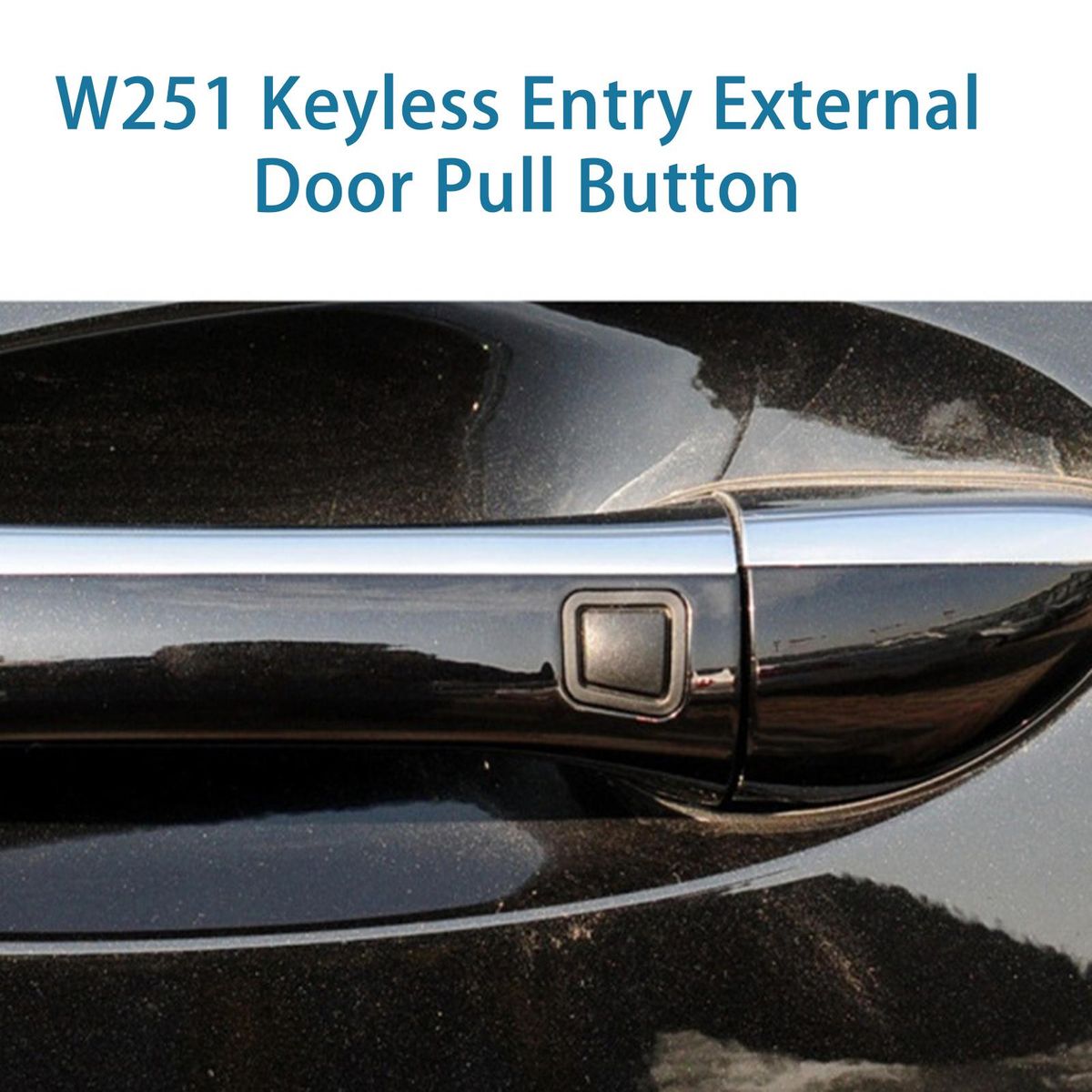 Door Handle Button W251 External Pull Handle Door Lock Button