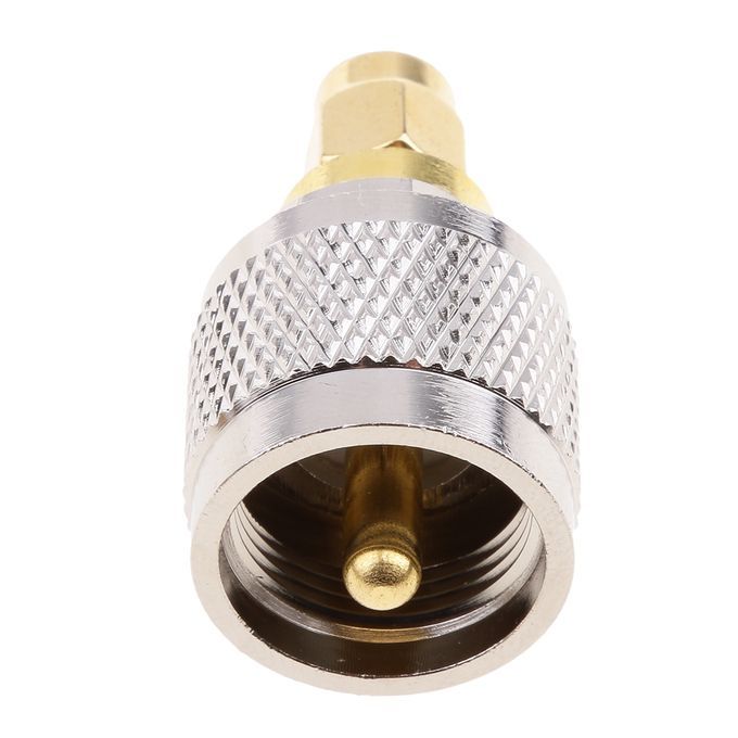 UHF To SMA Male To Male RF Coaxial Adapter UHF To SMA Coax Jack