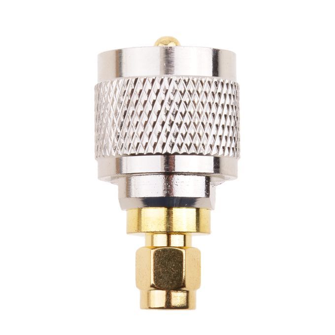 UHF To SMA Male To Male RF Coaxial Adapter UHF To SMA Coax Jack