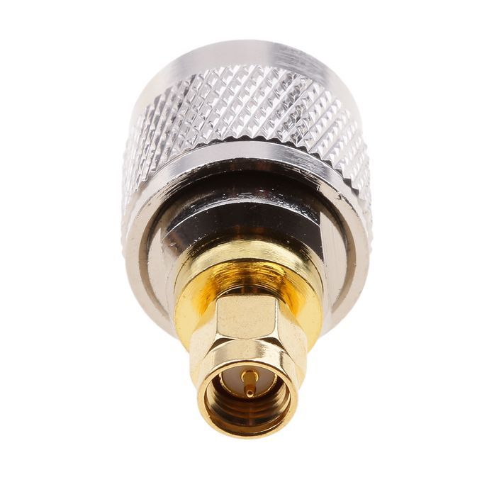 UHF To SMA Male To Male RF Coaxial Adapter UHF To SMA Coax Jack