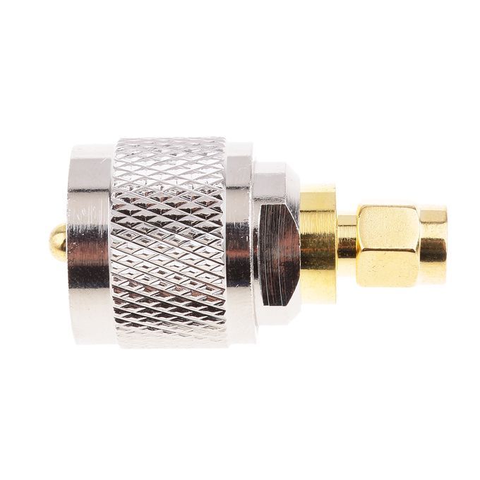 UHF To SMA Male To Male RF Coaxial Adapter UHF To SMA Coax Jack