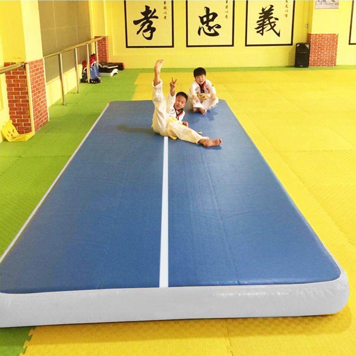 Air Tumbling Track Roller Home Training Inflatable Mat 5Sets For Gymnastics Green Green (green)