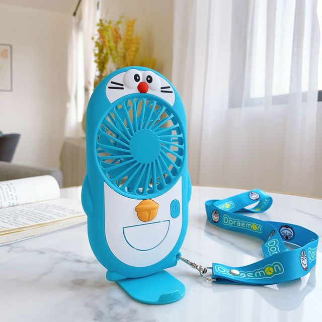 Portable Mini Hand Fan USB Rechargeable Hanging Neck Fan