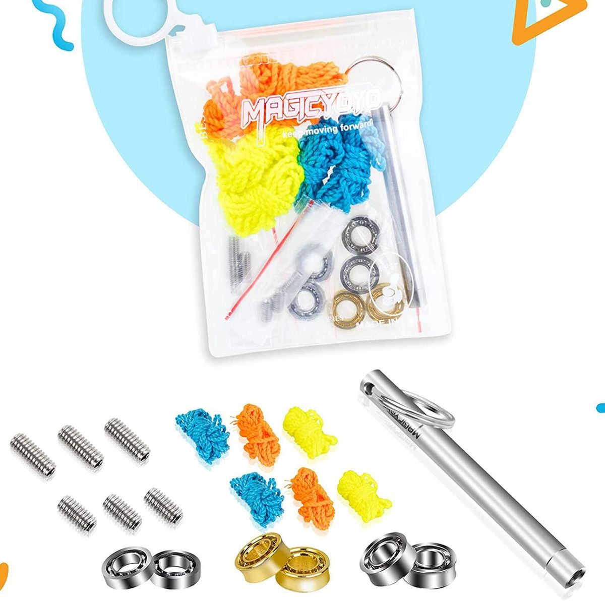 MAGICYOYO Complete Yoyo Bearing Kit Bearing Removal