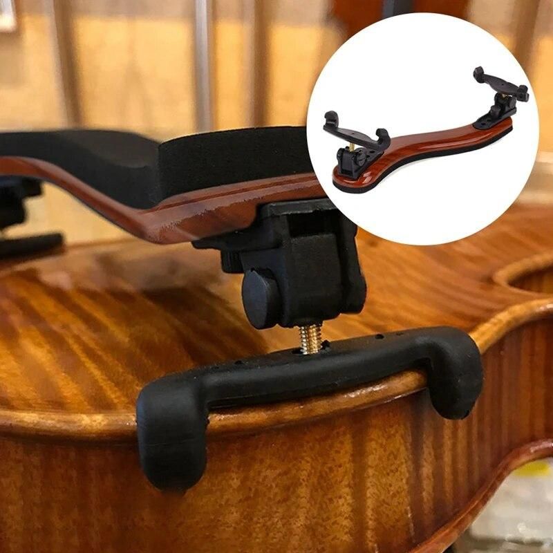 Violin Shoulder Rest Support Professional 3/4 4/4 Adjustable Maple Wood Violin Shoulder Rest Violin Parts Accessories