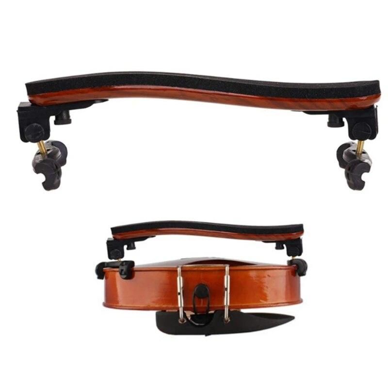 Violin Shoulder Rest Support Professional 3/4 4/4 Adjustable Maple Wood Violin Shoulder Rest Violin Parts Accessories