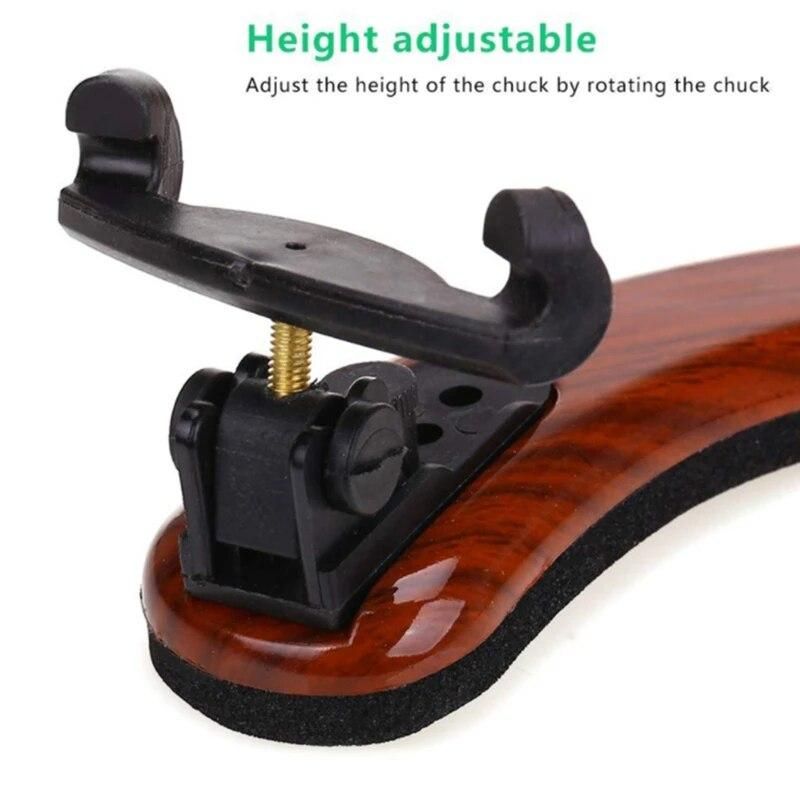 Violin Shoulder Rest Support Professional 3/4 4/4 Adjustable Maple Wood Violin Shoulder Rest Violin Parts Accessories