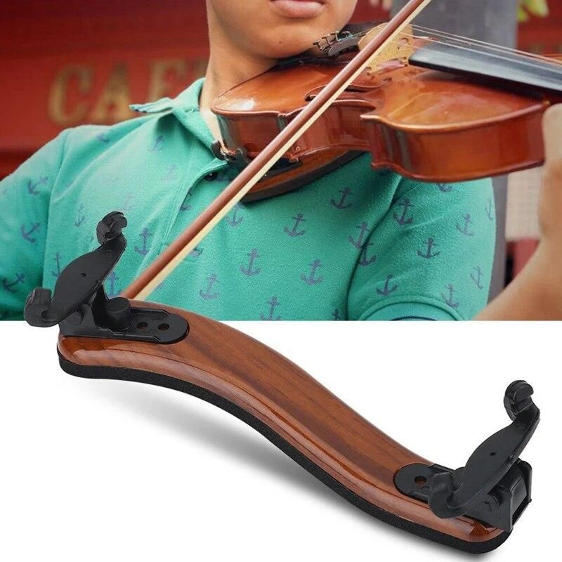 Violin Shoulder Rest Support Professional 3/4 4/4 Adjustable Maple Wood Violin Shoulder Rest Violin Parts Accessories