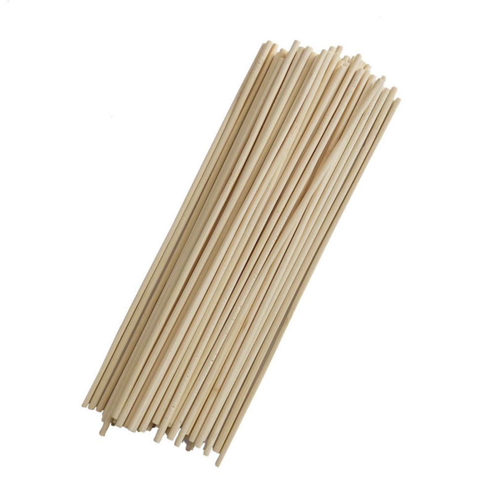 50Pcs Bamboo Plant Grow Support Sticks Garden Potted Flower Canes Rod Tools