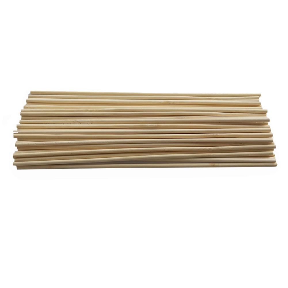 50Pcs Bamboo Plant Grow Support Sticks Garden Potted Flower Canes Rod Tools