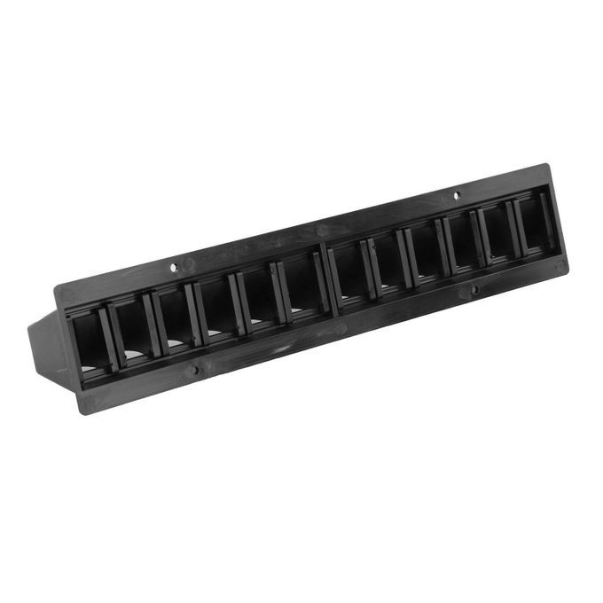 Horse Stables Riding  Rack Holder Holds Up To 12 Whips Black