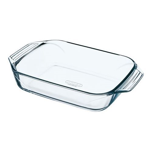 Irresistible Set Of 2 Glass Roaster & Casserole Dishes