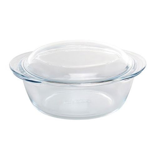 Irresistible Set Of 2 Glass Roaster & Casserole Dishes