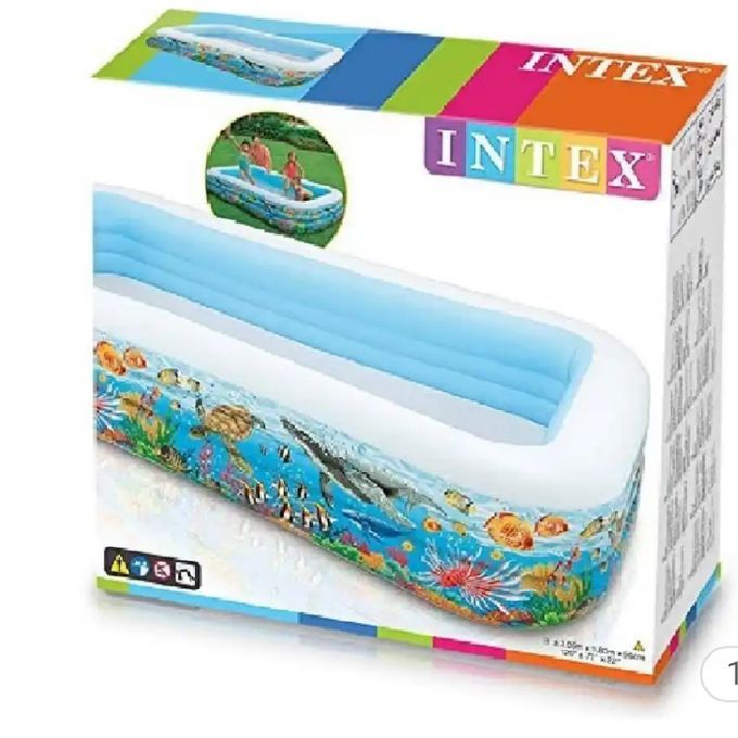 Inflatable Swimming Pool- Family Size(3.05m X 1.83m X 56cm)