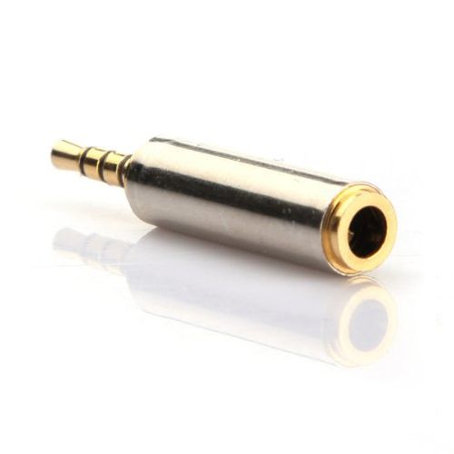 2.5mm Male To Female Audio 3.5mm Headphone Jack Adapter
