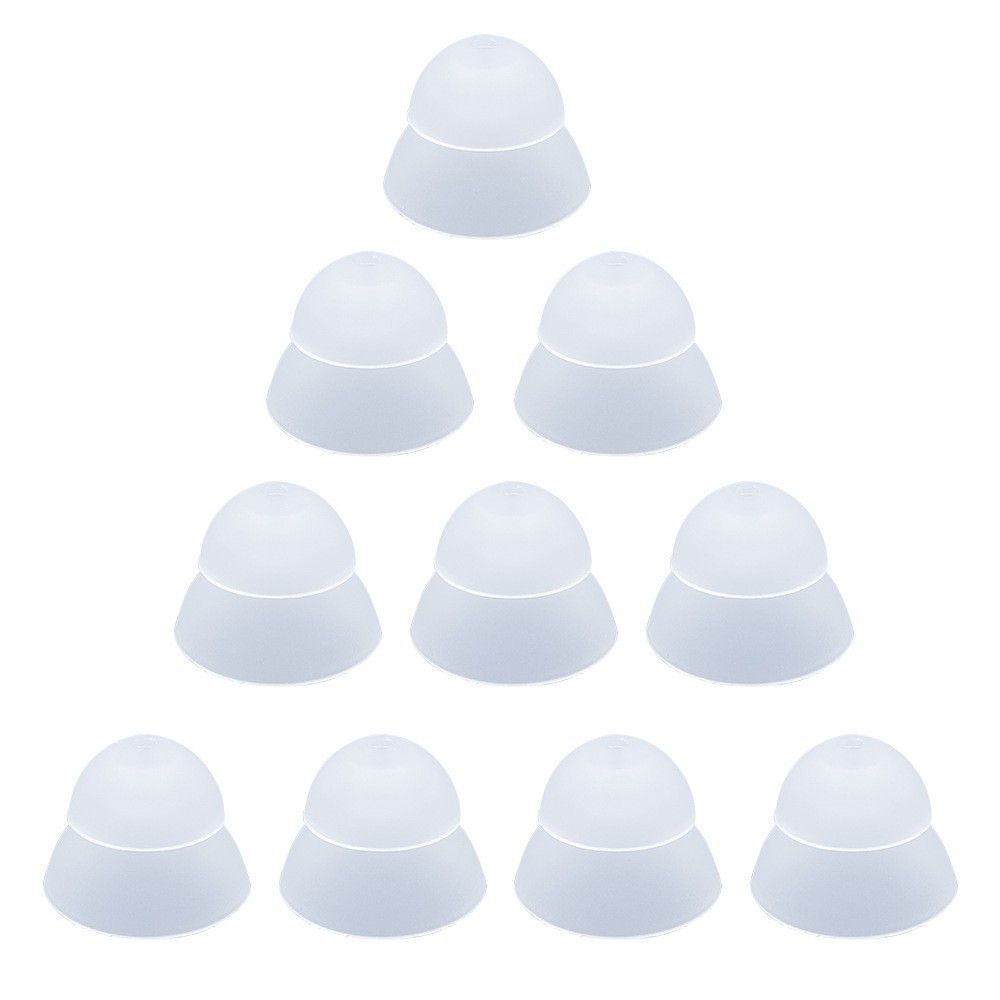 10Pcs/pack Hearing Aid Accessories Enclosed Eardrum Double Layer Soft Earplugs WJ