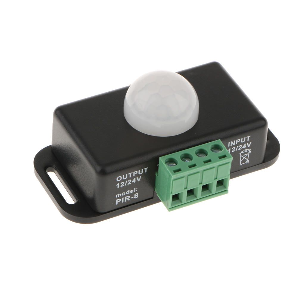 Occupancy Motion Sensor Switch Human Body Infrared Sensor 8A Black