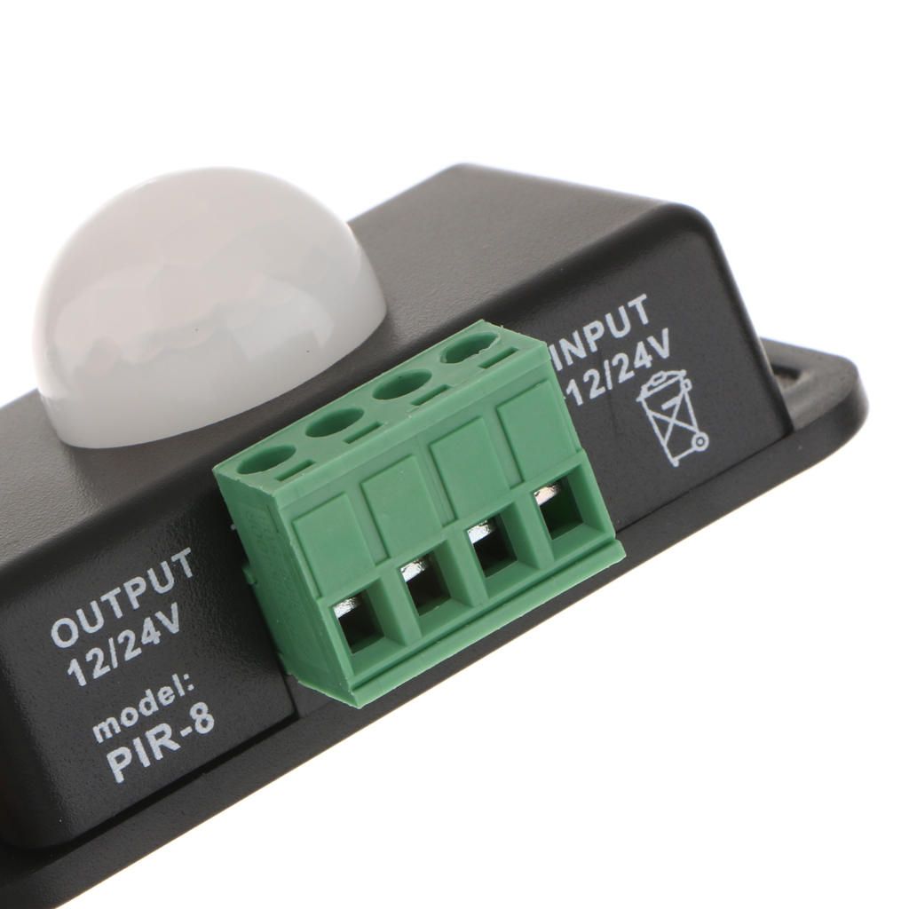 Occupancy Motion Sensor Switch Human Body Infrared Sensor 8A Black