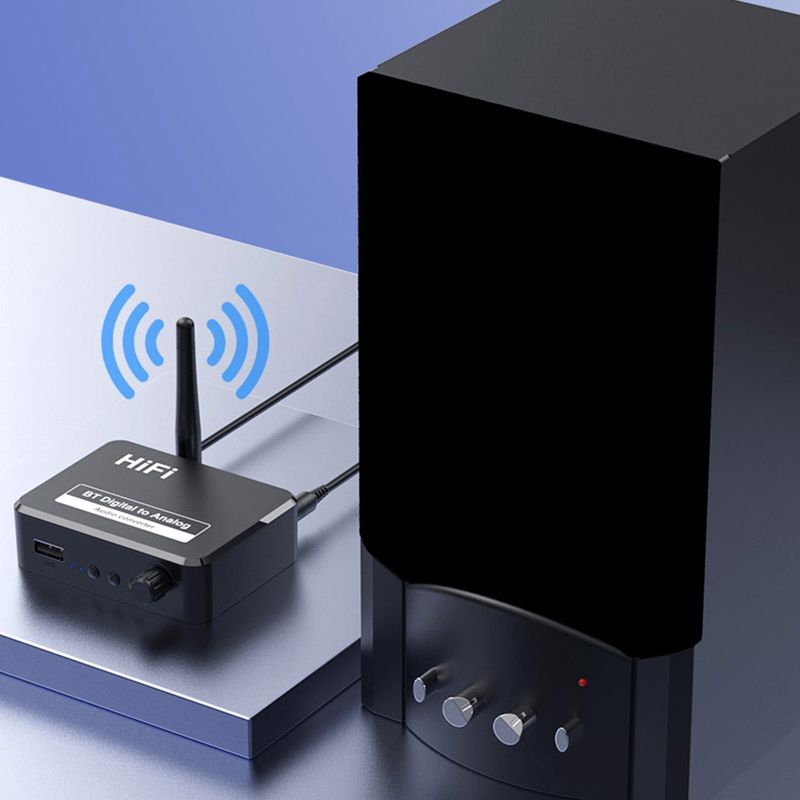 2 In1 Dac Bluetooth 5.1 Audio Receiver Digital To Analog