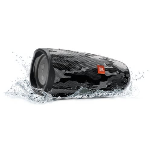 Charge 4 Portable Bluetooth Speaker - 20 Hours Playtime & 7500mah Powerbank - Black Camo