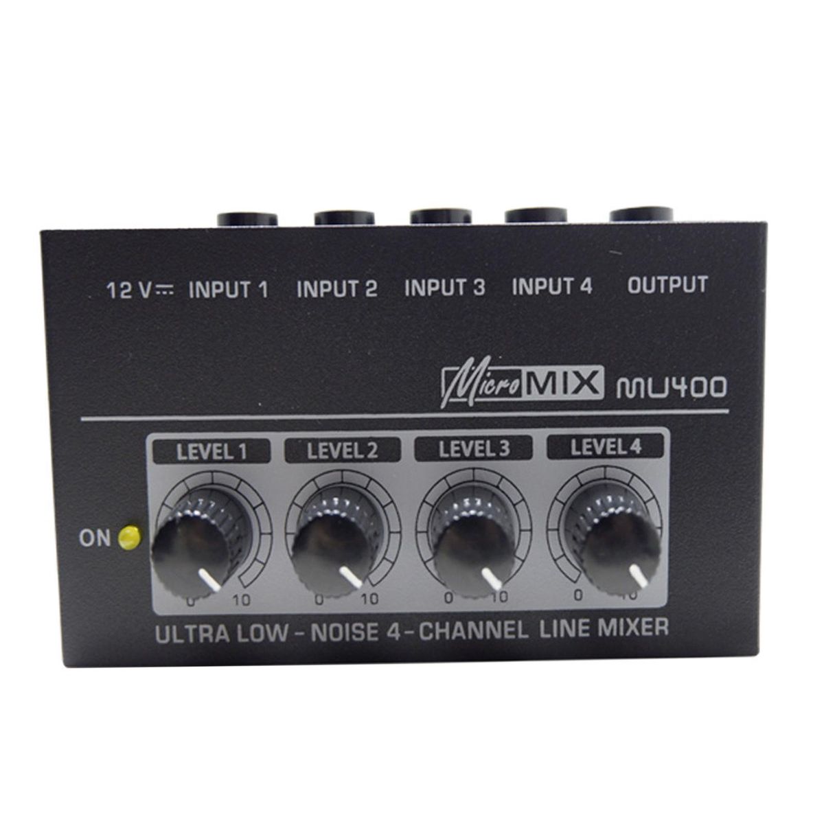 Mini Audio Mixer 4 Channel Audio Sound Mixer For Studio