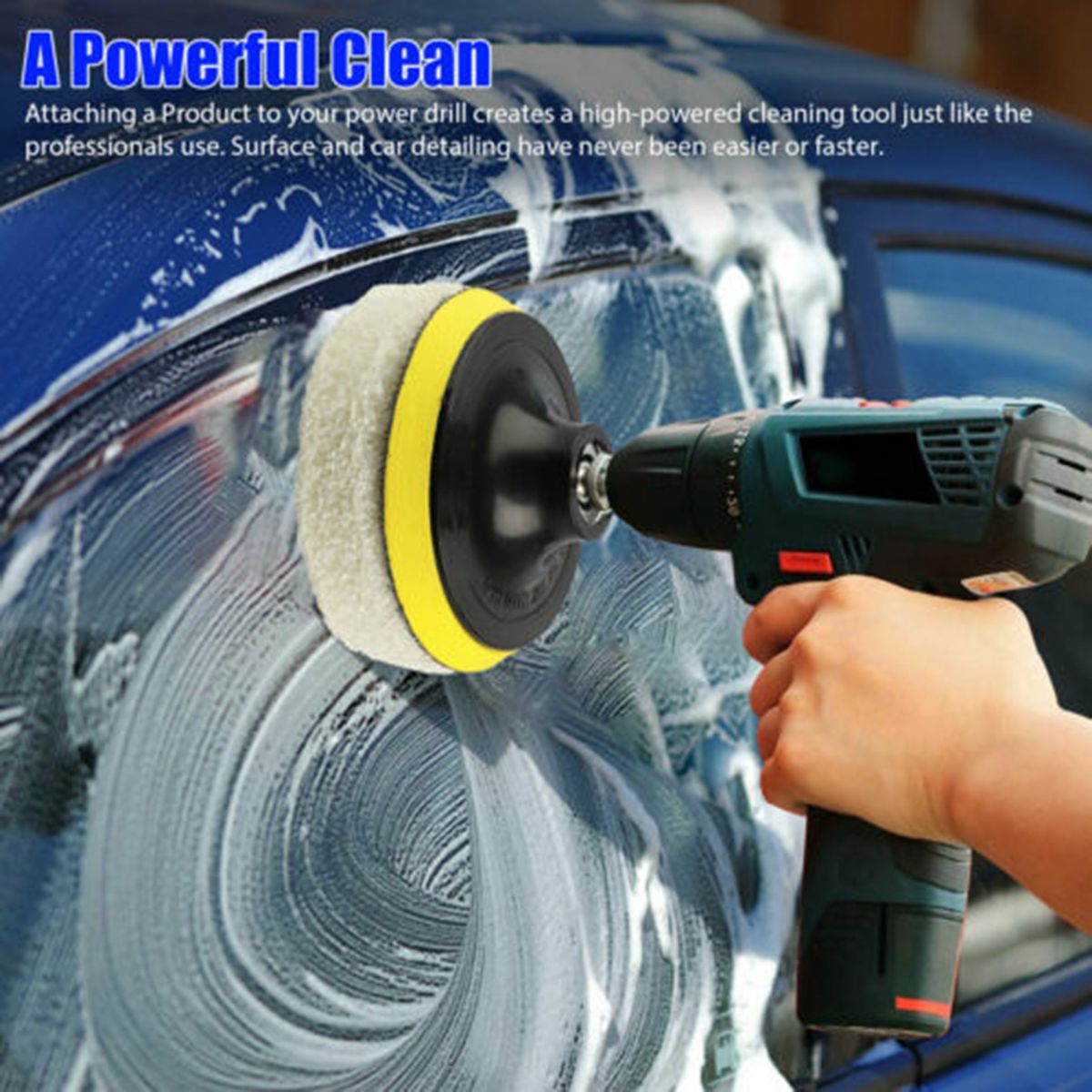 10Pcs Scrub Drill Brush Multi-purpose Kit Power Drill