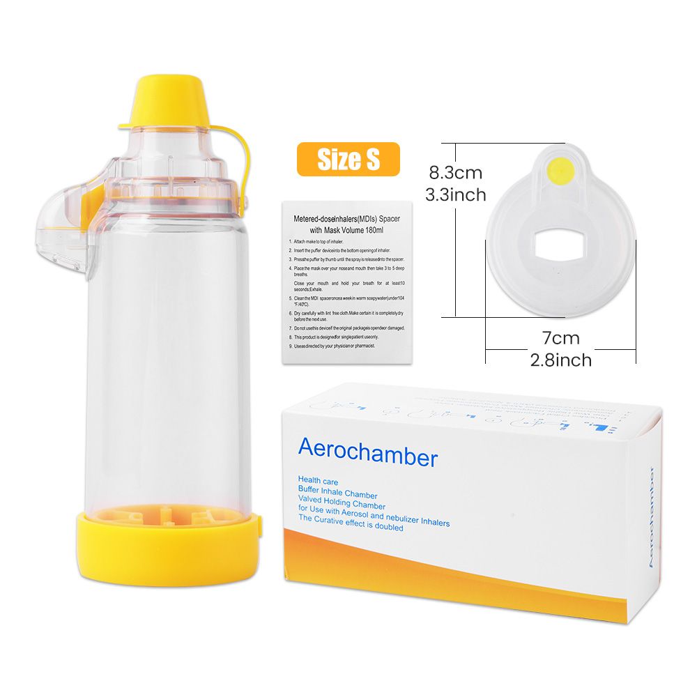Asthma Inhaler Nebulizer Storage Spacer Atomizer Tank Nasal