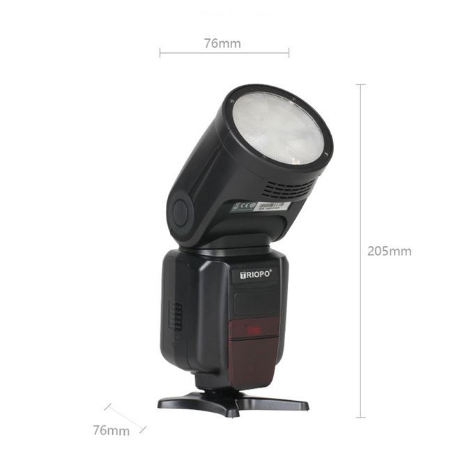 TRIOPO R1 76WS High-Speed 1/8000s TTL Flash Speedlite For Canon / Nikon DSLR Cameras