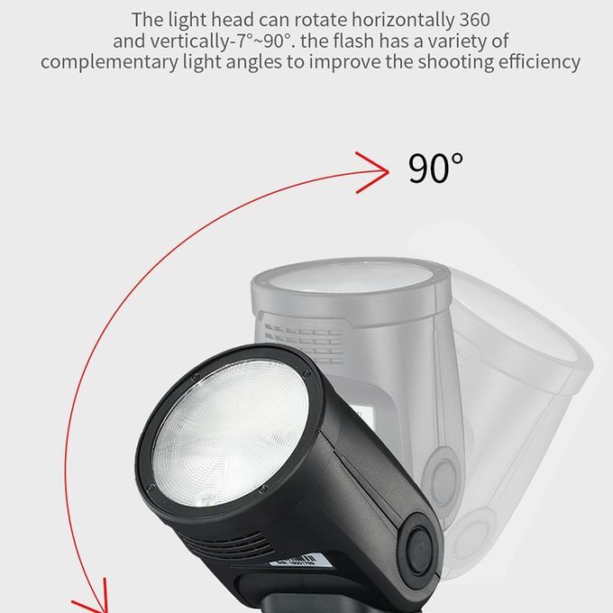 TRIOPO R1 76WS High-Speed 1/8000s TTL Flash Speedlite For Canon / Nikon DSLR Cameras