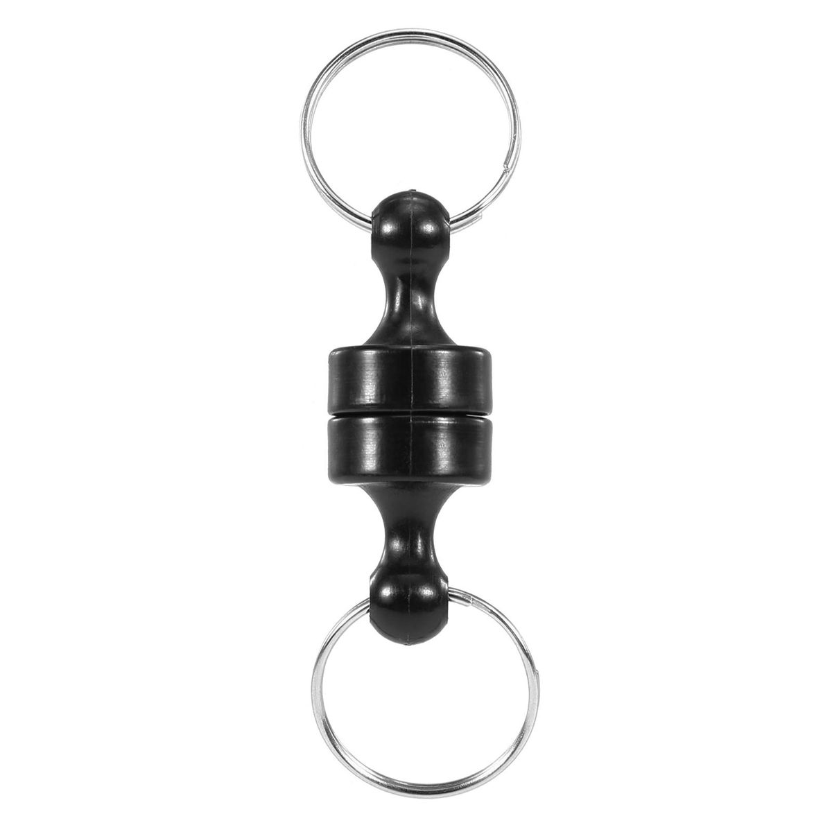 Lixada 6pcs Magnetic Release Holder with Coil Lanyard Carabiner Clip Magnetic Net Release for Fly Fishing