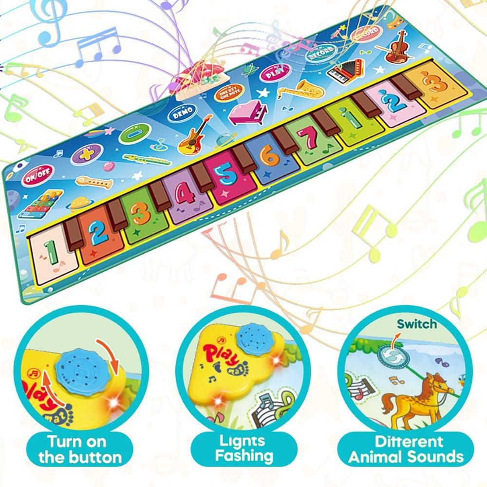 Piano Mat for Kids Music Mat for Kids Musical Keyboard