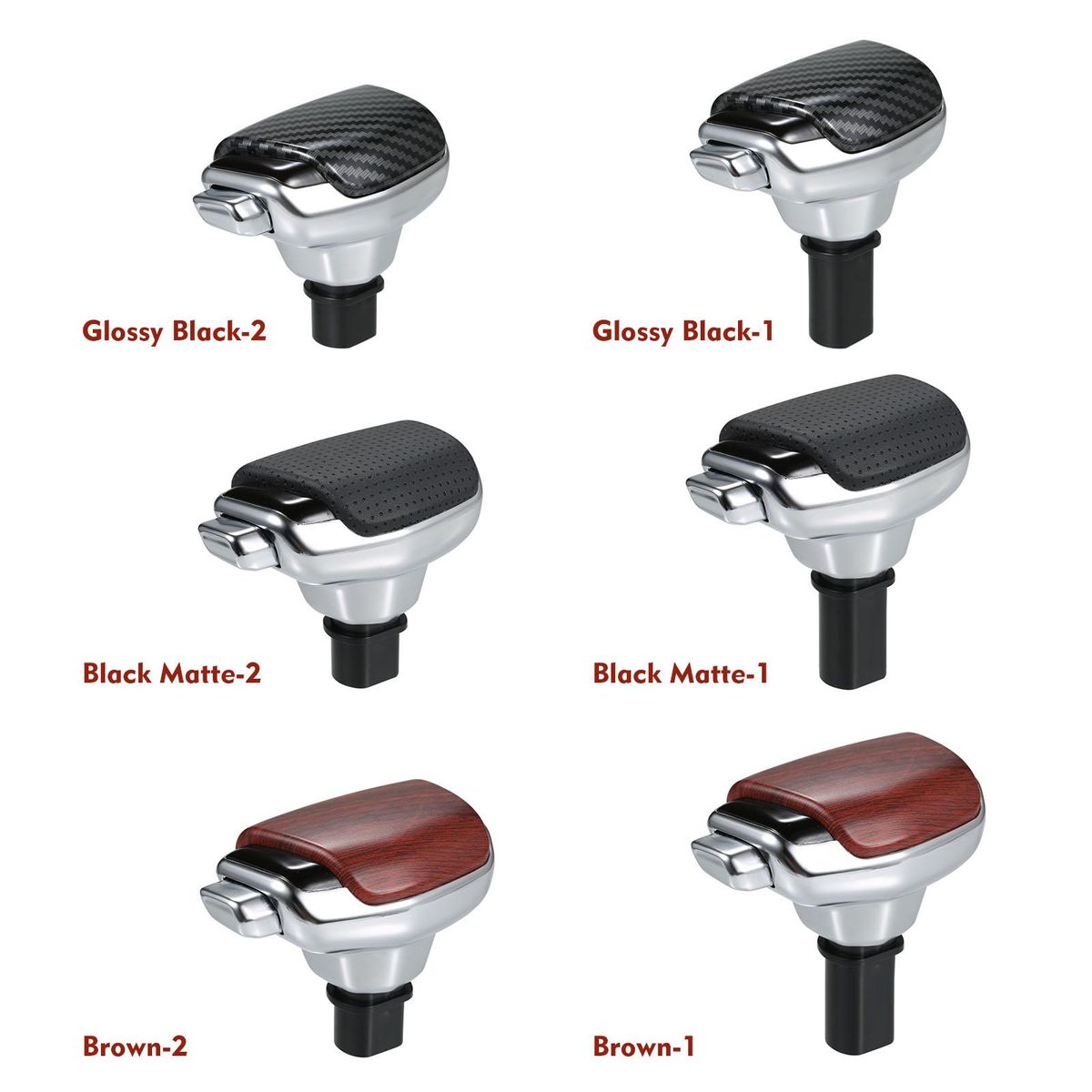 Car Modified Automatic Stick Gear Shift Knob Gear Shift Lever Shifter Short Lever Black Matte Replacement for Renault