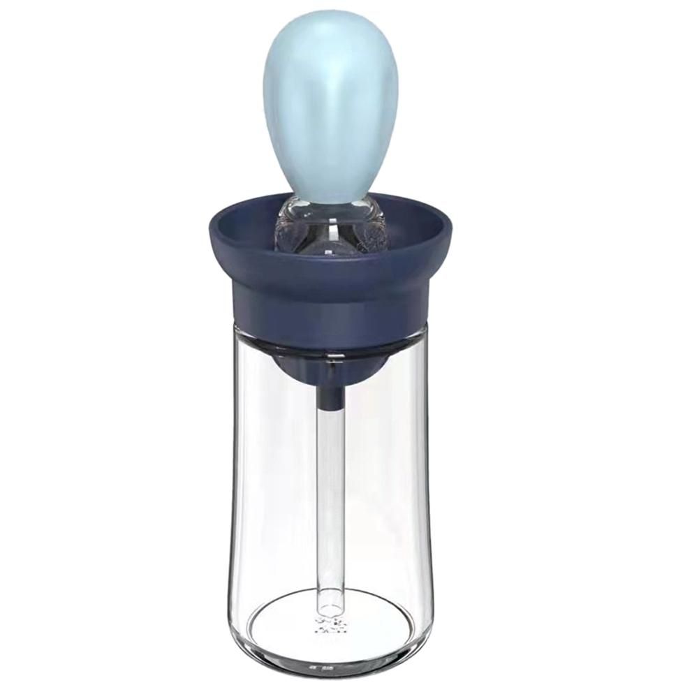 Olive Oil Dispenser Bottle with Brush, Measuring Oil