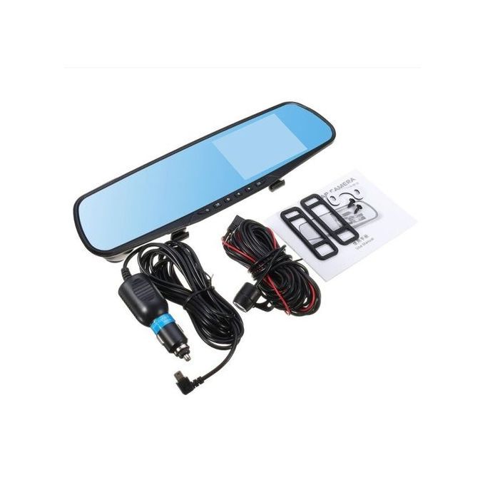 1080P HD Dual Lens Car DVR Camera Monitor Dash Cam Recorder Reverse Mirror