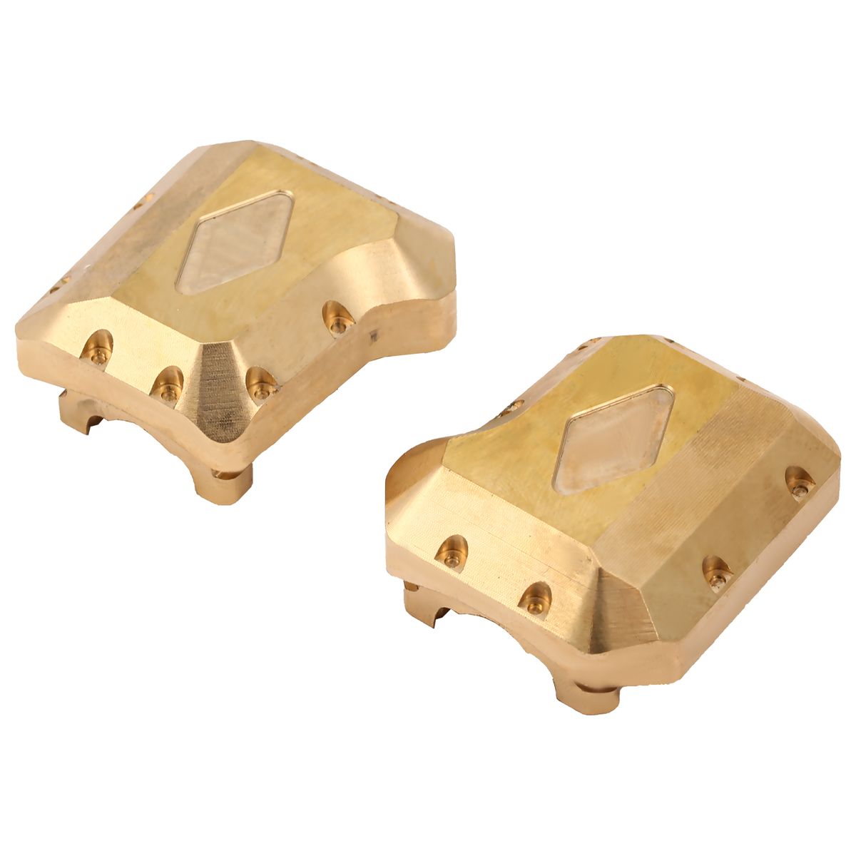 Drive Axle Brass Cover Drive Axle Brass Counterweight 2pcs