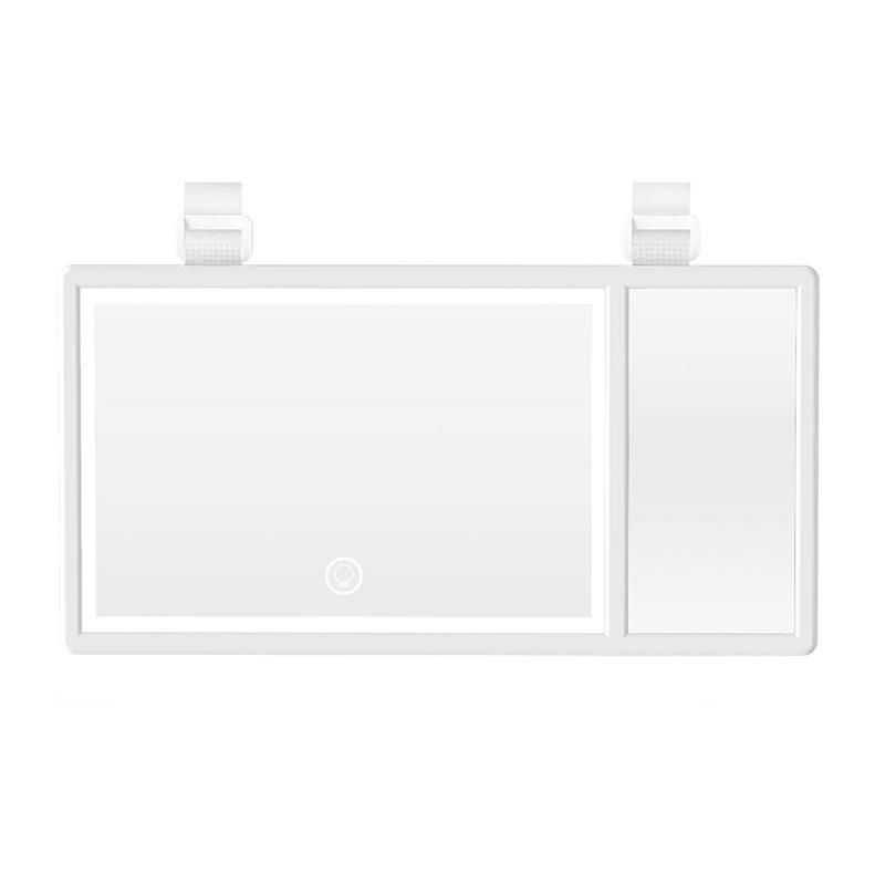 LED Car Interior Mirror Touch Switch Sunshade Live