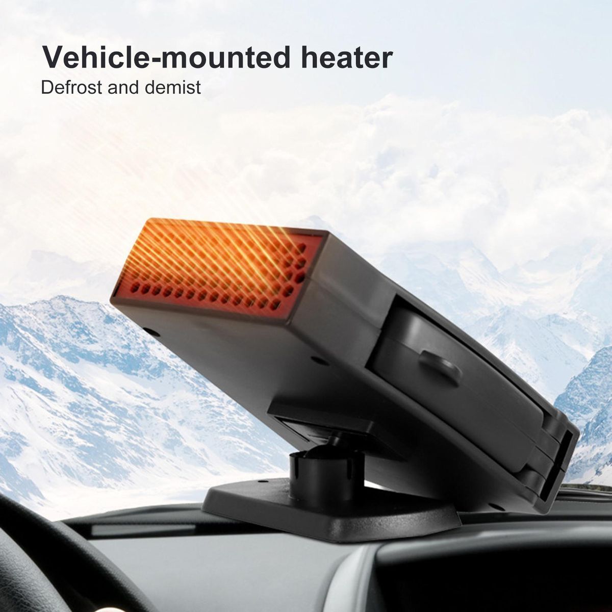 Car Heater Car Windshield Heater Defogger Defroster Black