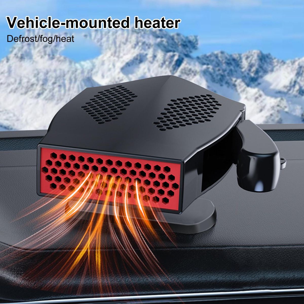 Car Heater Car Windshield Heater Defogger Defroster Black