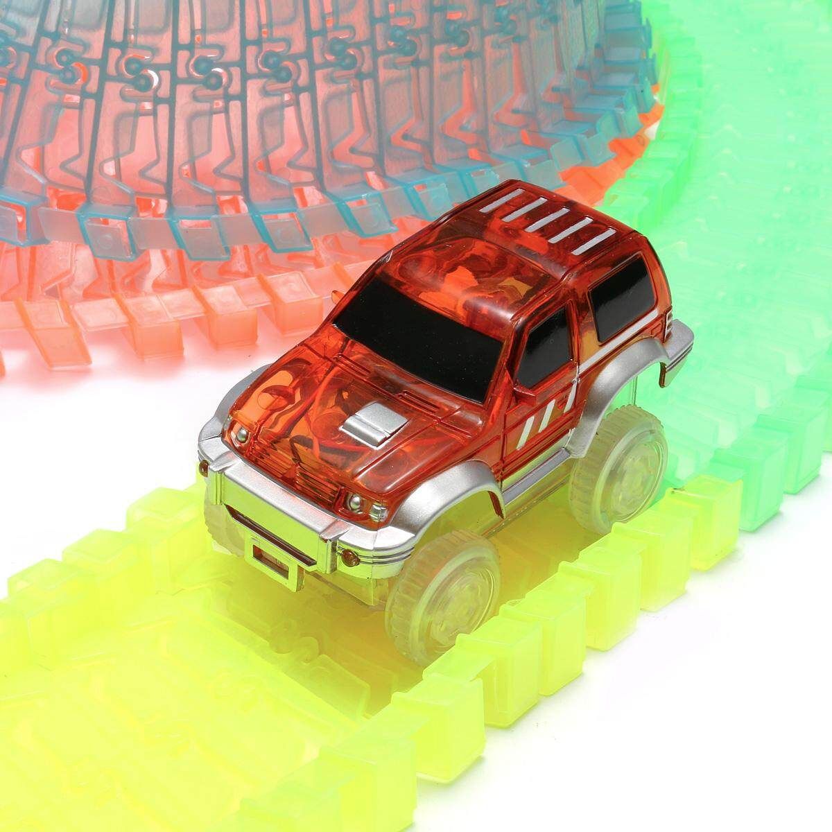 The Amazing Racetrack That Can Bend Flex Glow 11 Ft Speedway Assembly Toy Gift