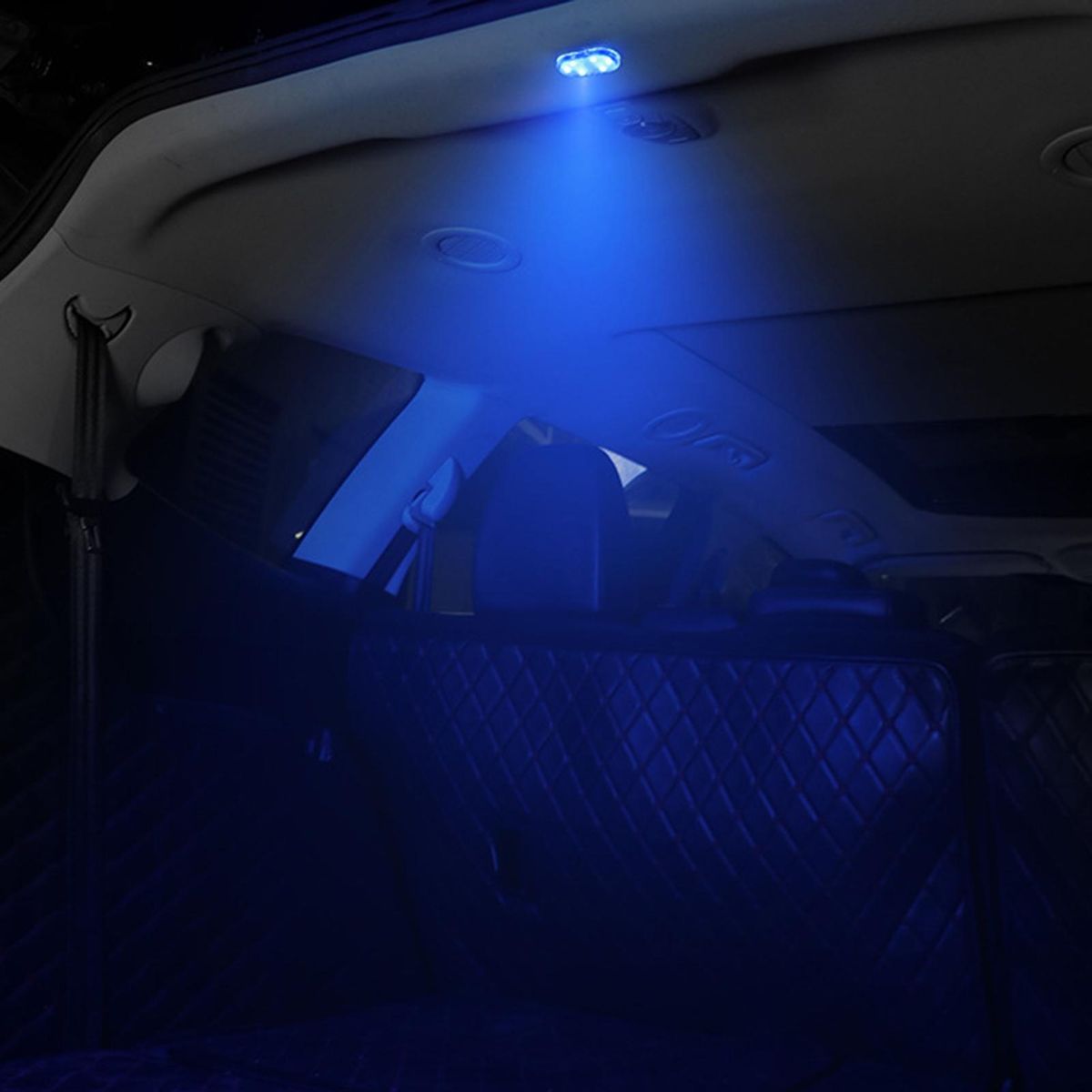 Design Car Light 7 Colors Magnetic Car Ambient Light Usb Rechargeable Pink