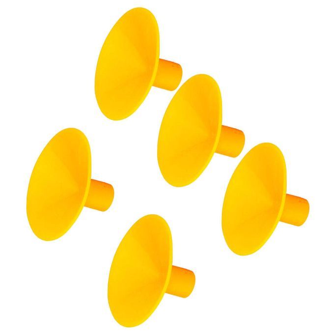 5PCS Kids Arrow Sucker Archery Rubber Suction Cup Target Bows Yellow