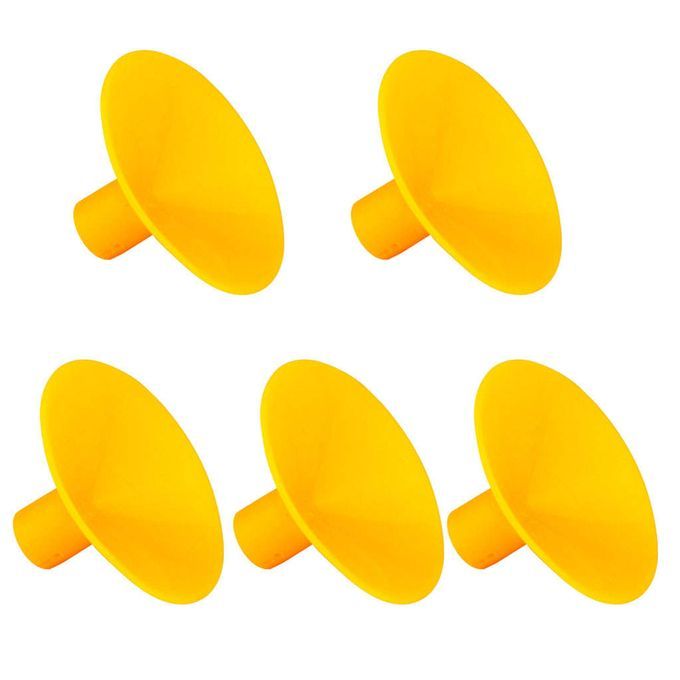 5PCS Kids Arrow Sucker Archery Rubber Suction Cup Target Bows Yellow