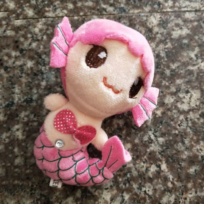 DM Plush Toys Gift For Baby Kids Girls Children Cute Lovely Mermaid Stuffed Doll-Pink
