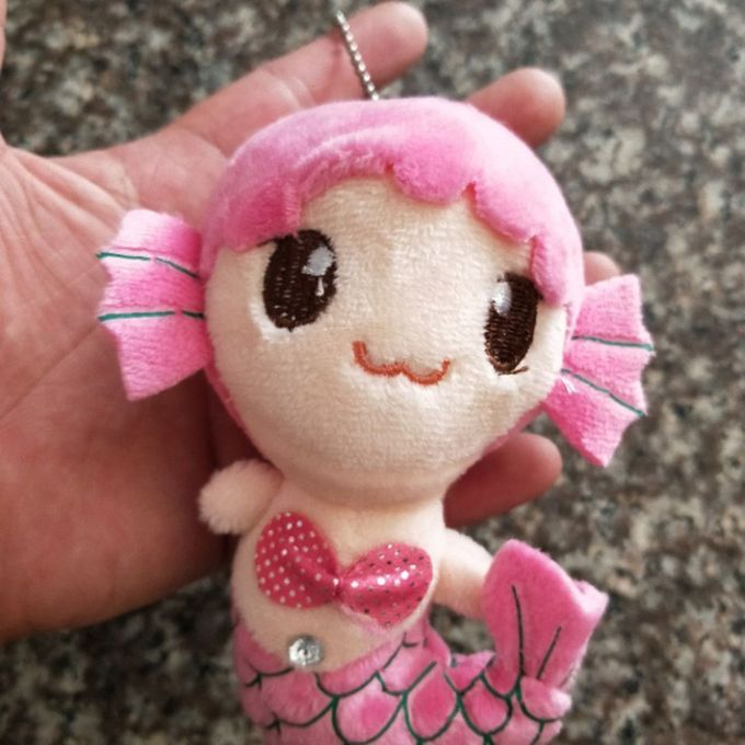 DM Plush Toys Gift For Baby Kids Girls Children Cute Lovely Mermaid Stuffed Doll-Pink