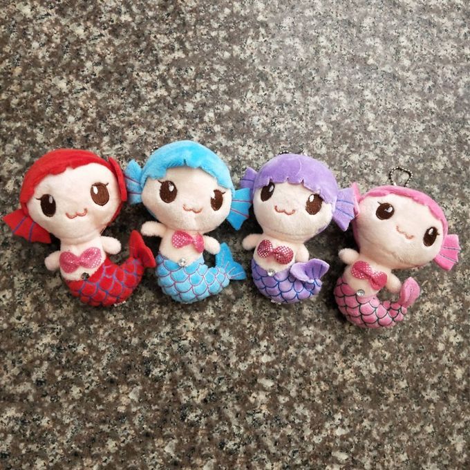 DM Plush Toys Gift For Baby Kids Girls Children Cute Lovely Mermaid Stuffed Doll-Pink
